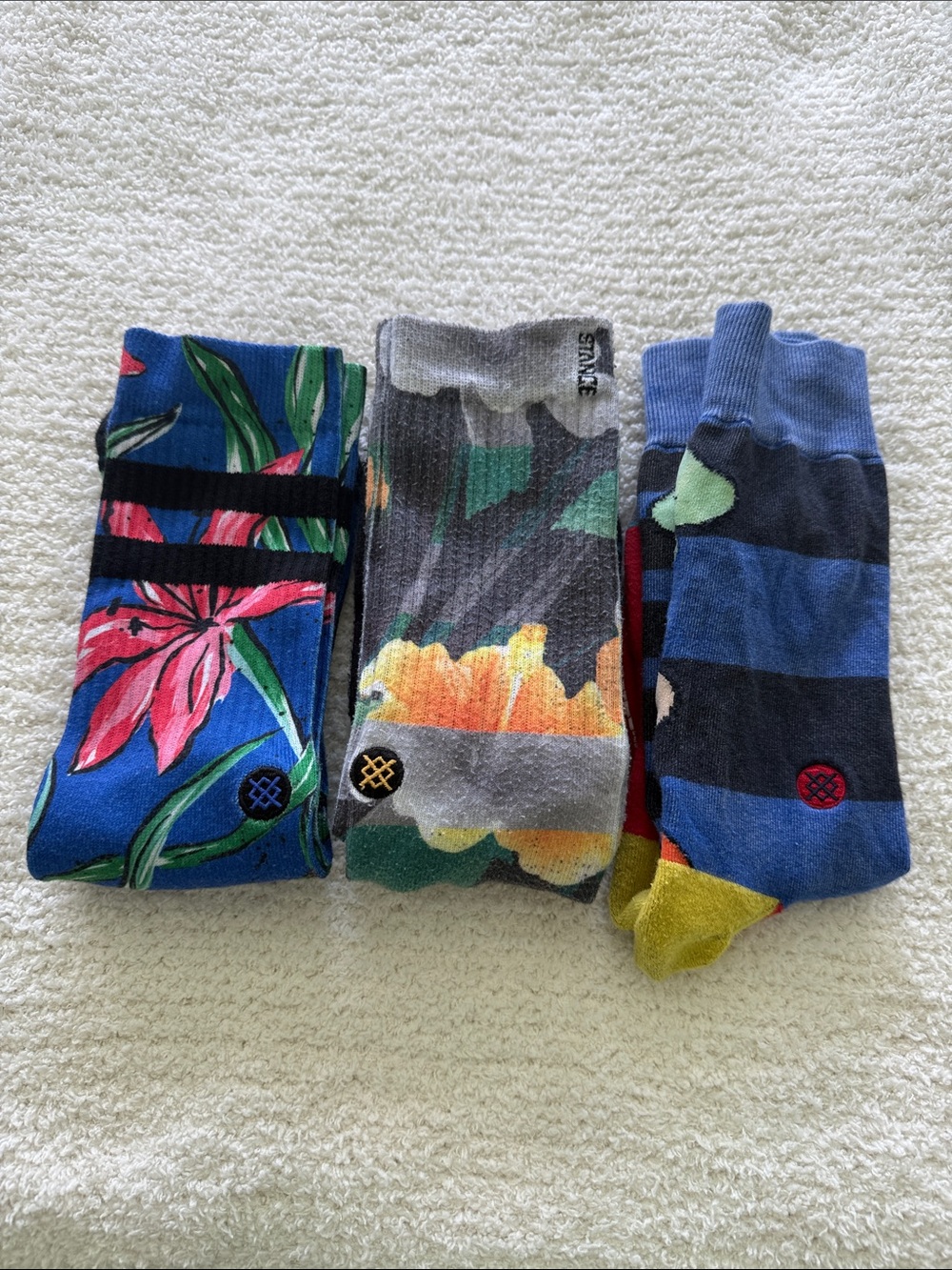 Stance Men’s socks- 3 pair